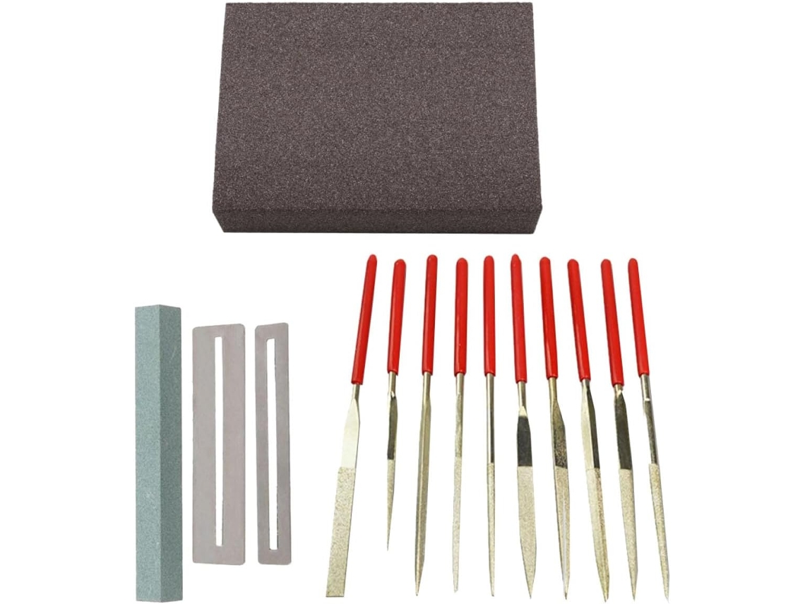 Lixadeira Para Guitarra E Ukulele, Lima Para Trastes, Acessório Multifuncional Com Esponja Abrasiva.