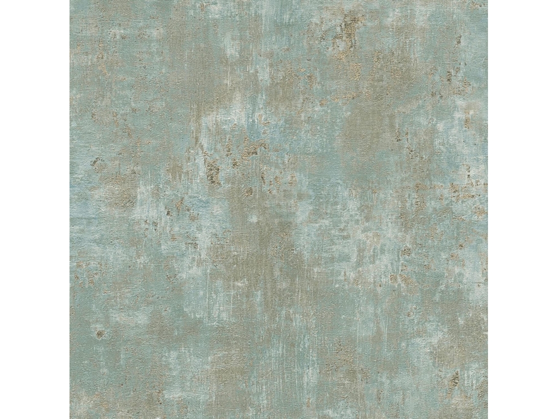 396704 Gu Papel De Pared Con Efecto De Yeso Texturizado Y Con Detalles En Metal 5,33 M2 Profhome