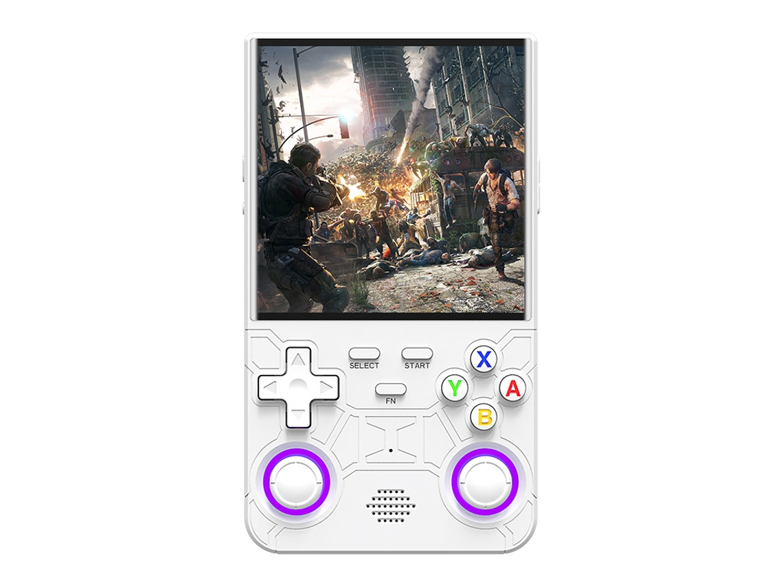 Consola de juegos portátil YUNZII PSP Retro 4.0 con pantalla IPS de alta definición y 128 GB (morado)