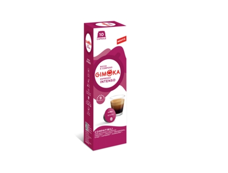 Cápsulas GIMOKA Intenso Intensidad 9 (10 Cápsulas - Compatible Caffitaly)