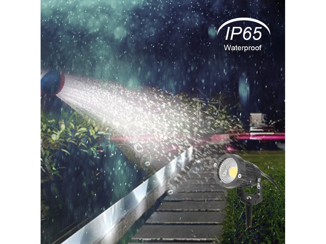 Rebe-lámpara De Césped Led Cob 5w Dc12v Exterior Ip65 Resistente Al Agua Para Jardín Patio Camino Luz Cálida
