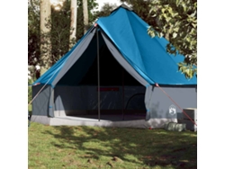 Tienda de campaña familiar tipi para 10 personas, impermeable, azul, Wsd835160 Lovely Home