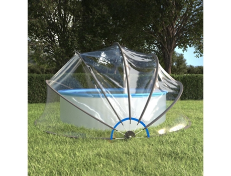 Cúpula para Piscina VIDAXL redonda (467x234 cm - PVC)