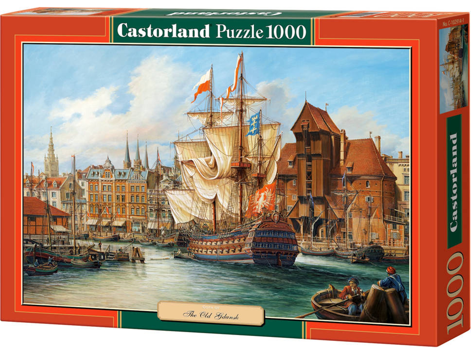 Puzzle CASTORLAND The Old Gdansk (1000 Piezas)
