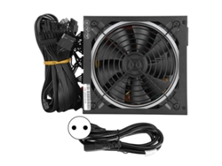 Fuente De Alimentación Para Computadora (110-230v, 600w, Ventilador Rgb De 12cm)