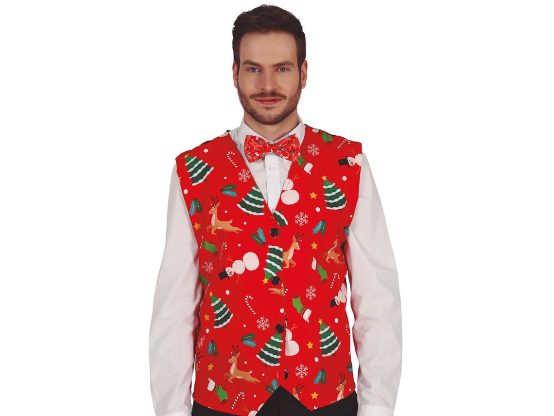 Accesorio GUIRMA Chaleco De Navidad Rojo Adulto