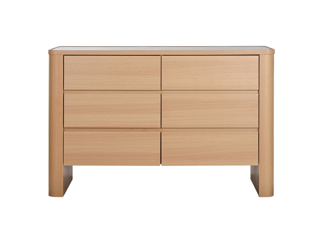 Comoda Marmol Mdf Travertino Gris Claro 120x40x80cm