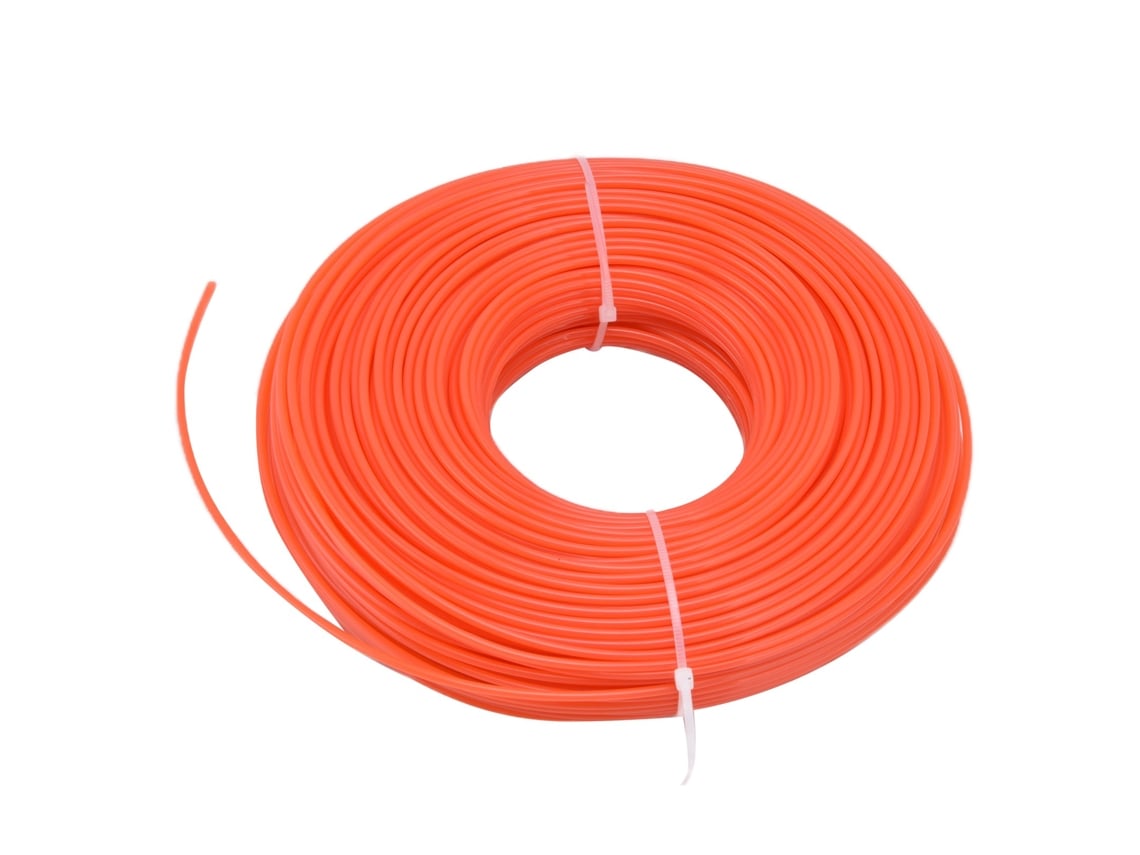 Hilo De Desbrozadora De 2,4 Mm, Hilo Redondo De Nailon, Herramienta De Jardinería Para Desbrozadora
