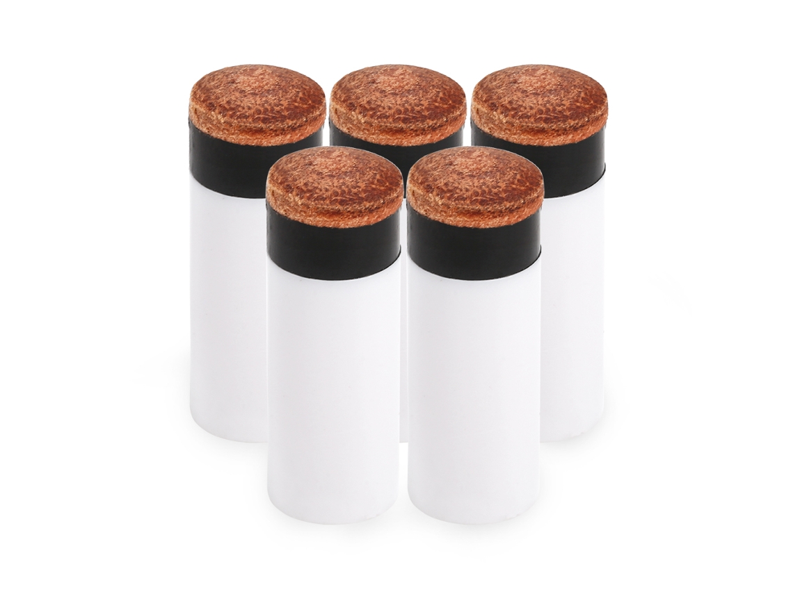 5 Puntas De Taco De Billar, Virolas De Plástico Duro Con Rosca, Diámetro Exterior De 12 Mm/13 Mm