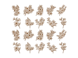 20 Exquisitas Calcomanías Florales De La Serie Plants Para Scrapbooking Y Decoración.
