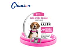 Collar Antipulgas (perro Rosa) – Eficaz Durante 8 Meses – Repele Eficazmente Pulgas, Garrapatas Y Mosquitos – 62 Cm