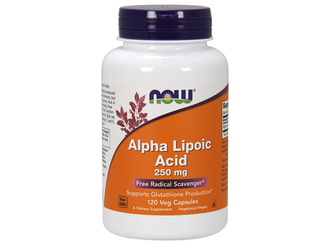 NOW FOODS Alpha Lipoic Acid 250 Mg 120 Capsulas
