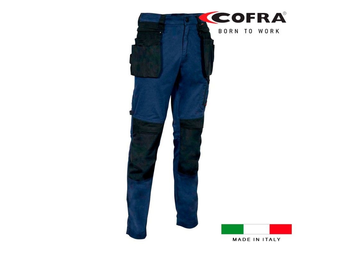 Pantalón Kudus Azul Marino Negro Cofra Talla 46