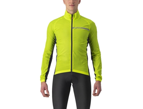 Casacos CASTELLI Casaco Squadra Stretch Verde 2XL Homem