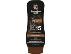 Protector Solar AUSTRALIAN GOLD Instant Bronzer Loção SPF 15 (237 ml)
