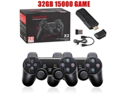 Consola De Videojuegos Gd10 4k, Mando Inalámbrico Doble De 2,4 Ghz, 40.000 Juegos, 128 Gb De Juegos Retro Para Tv, Regalo De Navidad Para Niño