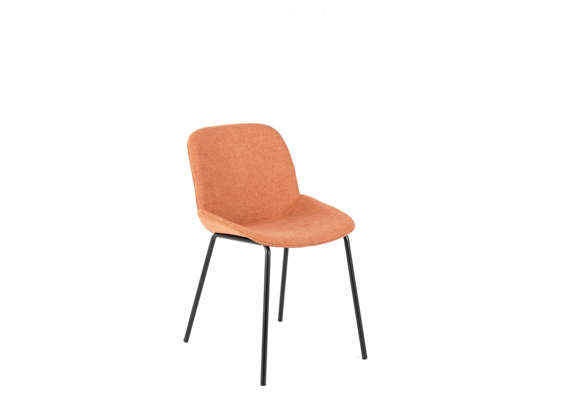 Eva - Silla de tela roja 4 piezas STONES