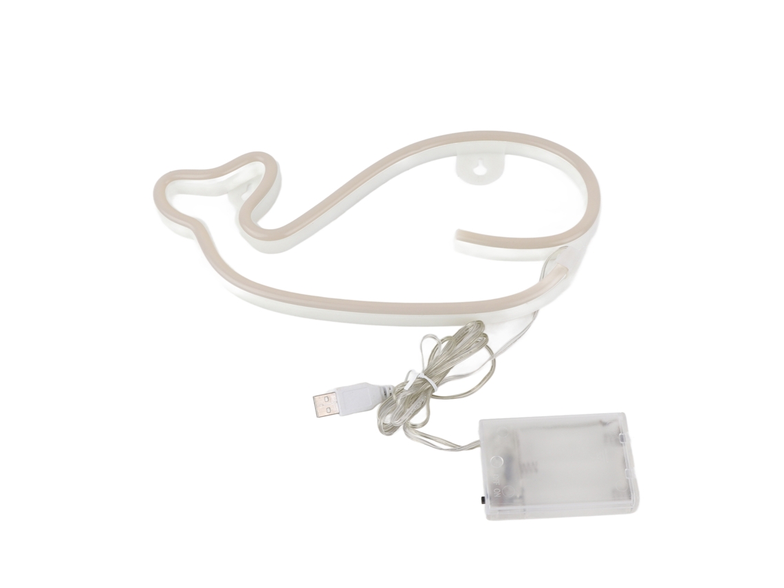 Letrero De Neón Led Que Funciona Con Pilas O Usb Para Decoración De Fiestas Y Del Hogar.