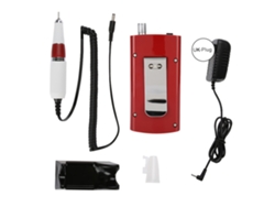 Máquina eléctrica recargable para limar uñas KKML para manicura y pedicura, herramienta para el cuidado de las uñas con enchufe británico.