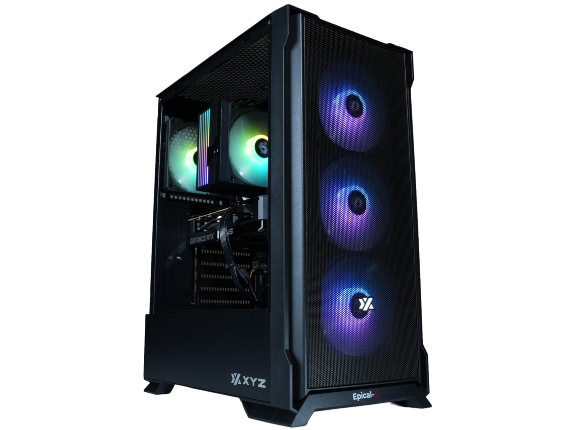 Juegos de escritorio Epical Q Minetores AMD Ryzen 5 7500f, 32 GB, SSD de 1 TB NVM, RTX 5060ti de 16 GB con Windows 11 Pro