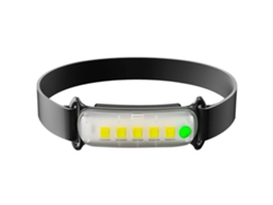 Linterna Frontal Recargable, Portátil, Led Cob, 3 Modos De Iluminación Ajustables, Multifuncional, Para Exteriores, Equipo De Camping (negro