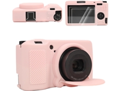 Funda EIFSON para Ricoh Griii/griiix, con protector de pantalla y tapa de lente extraíble (compatible, rosa claro).