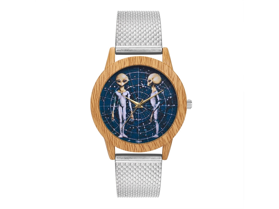 Reloj De Pulsera De Cuarzo Unisex De Alta Calidad Para Hombre Y Mujer, Color Plata.