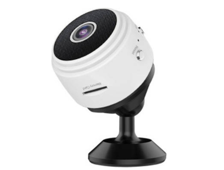 Cámara de Seguridad Full HD 1080P Cámara Wifi Fija con Sensor de MovimientoBlanco BISBISOUS