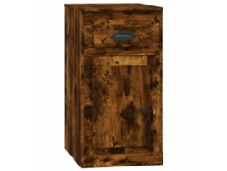 Mueble auxiliar con cajón, roble ahumado, MAISON EXCLUSIVE (40x50x75 cm)