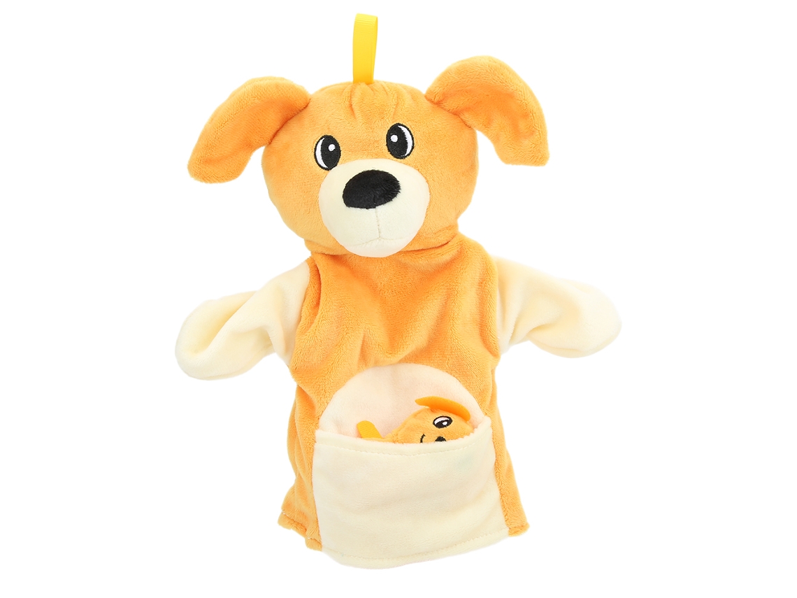Marioneta De Dedo De Peluche Amarillo Con Forma De Animal Para Bebés