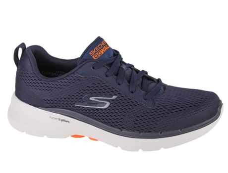 Zapatillas SKECHERS Go Walk 6 Avalo 216209-NVY Hombre (44 - Azul)