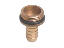 Accesorio de manguera de latón de 3/4" con junta de estanqueidad de 20 mm. Duradero, versátil y fácil de instalar. Klasebo.