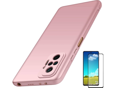 Kit Funda + Protector de Pantalla Xiaomi Redmi 10 Turtleshell (Rosa)