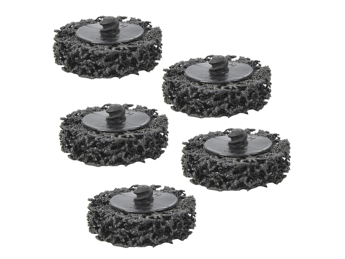 Discos De Pulido De 50 Mm Con Bloqueo, Rodillo Para Eliminar Óxido Y Pintura, Color Negro.