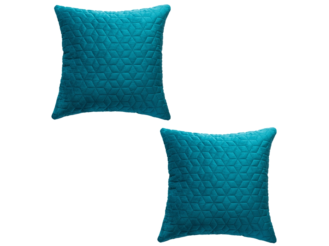 Fundas De Almohada De Terciopelo Para El Hogar Con Diseño De Celosía Hexagonal