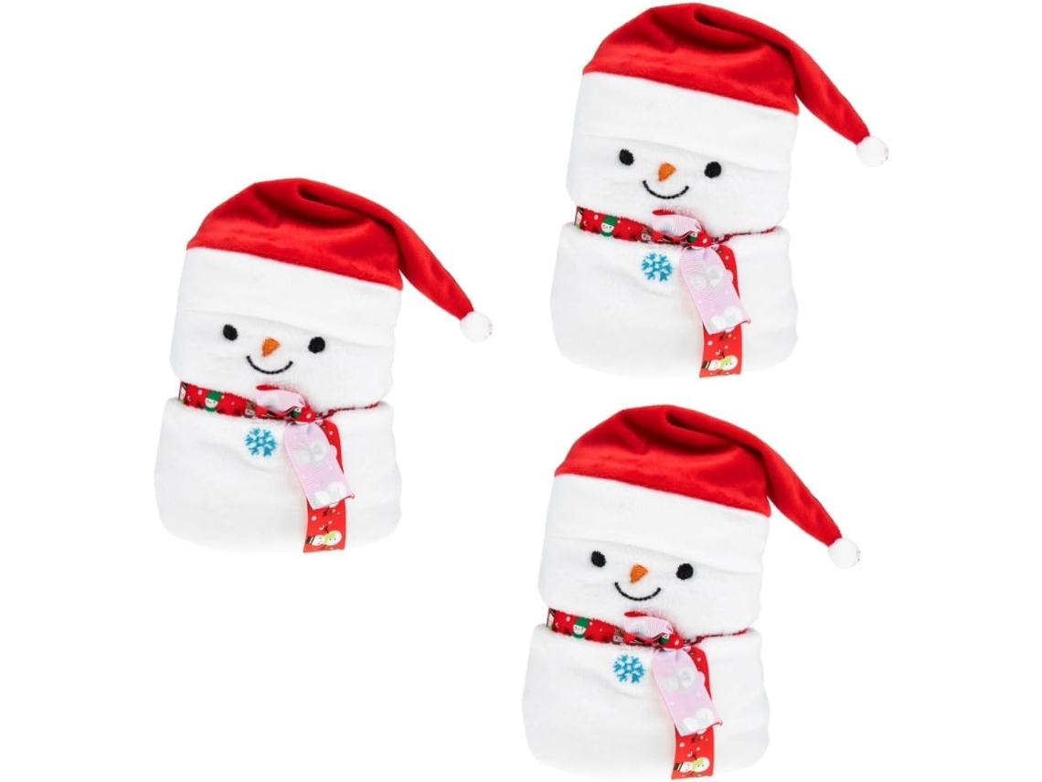 Juego De 3 Mantas Navideñas Para El Hogar, Ideales Para Niños Y Bebés - Franela