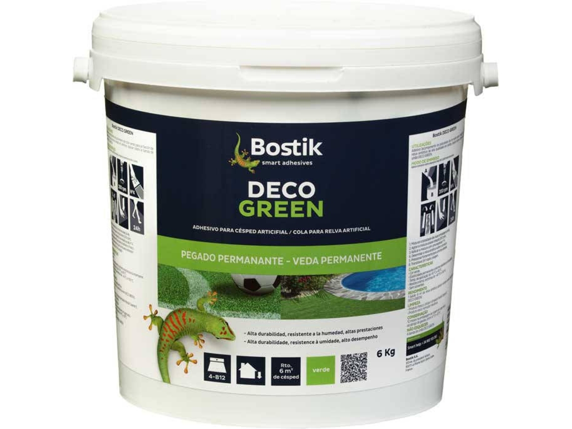 Pegamento Bicomponente para Pegar Césped Artificial BOSTIK Deco Green (6 kg)