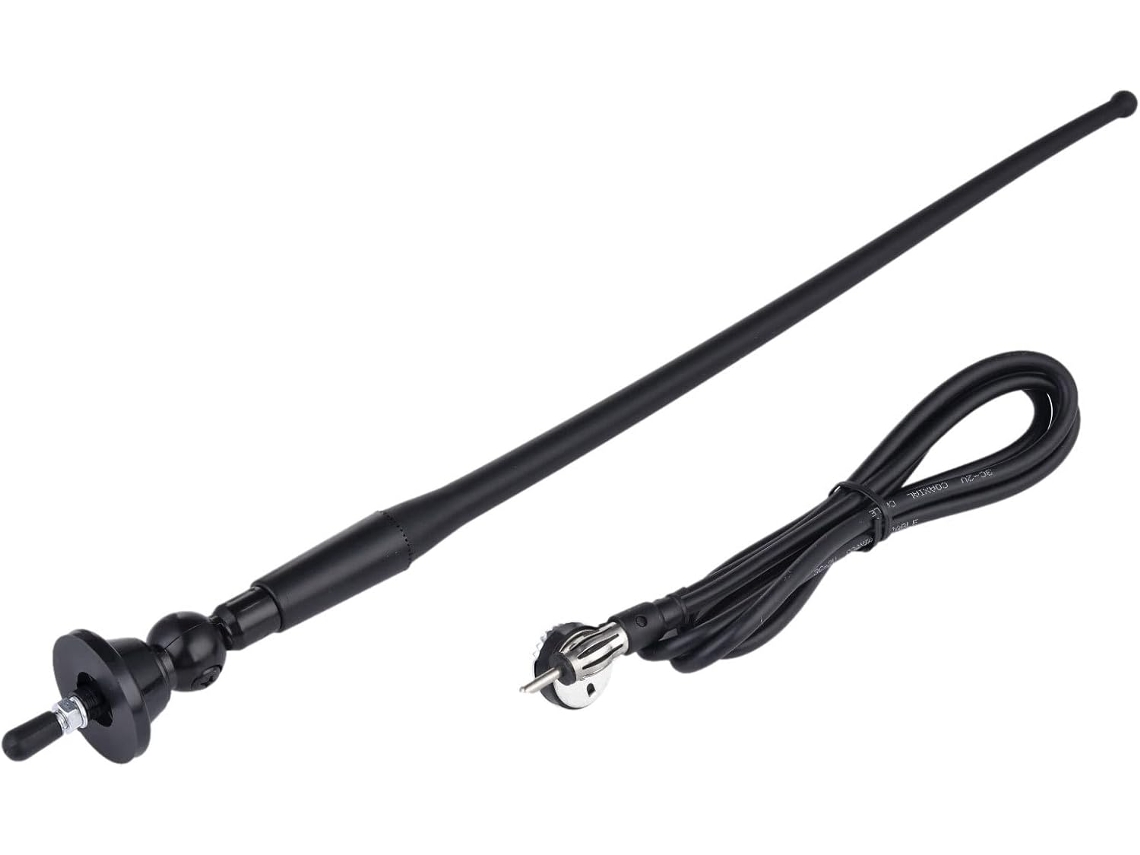 Antena De Radio Universal Negra Am/fm De 2 Pulgadas Para Vehículos | Receptor De Señal