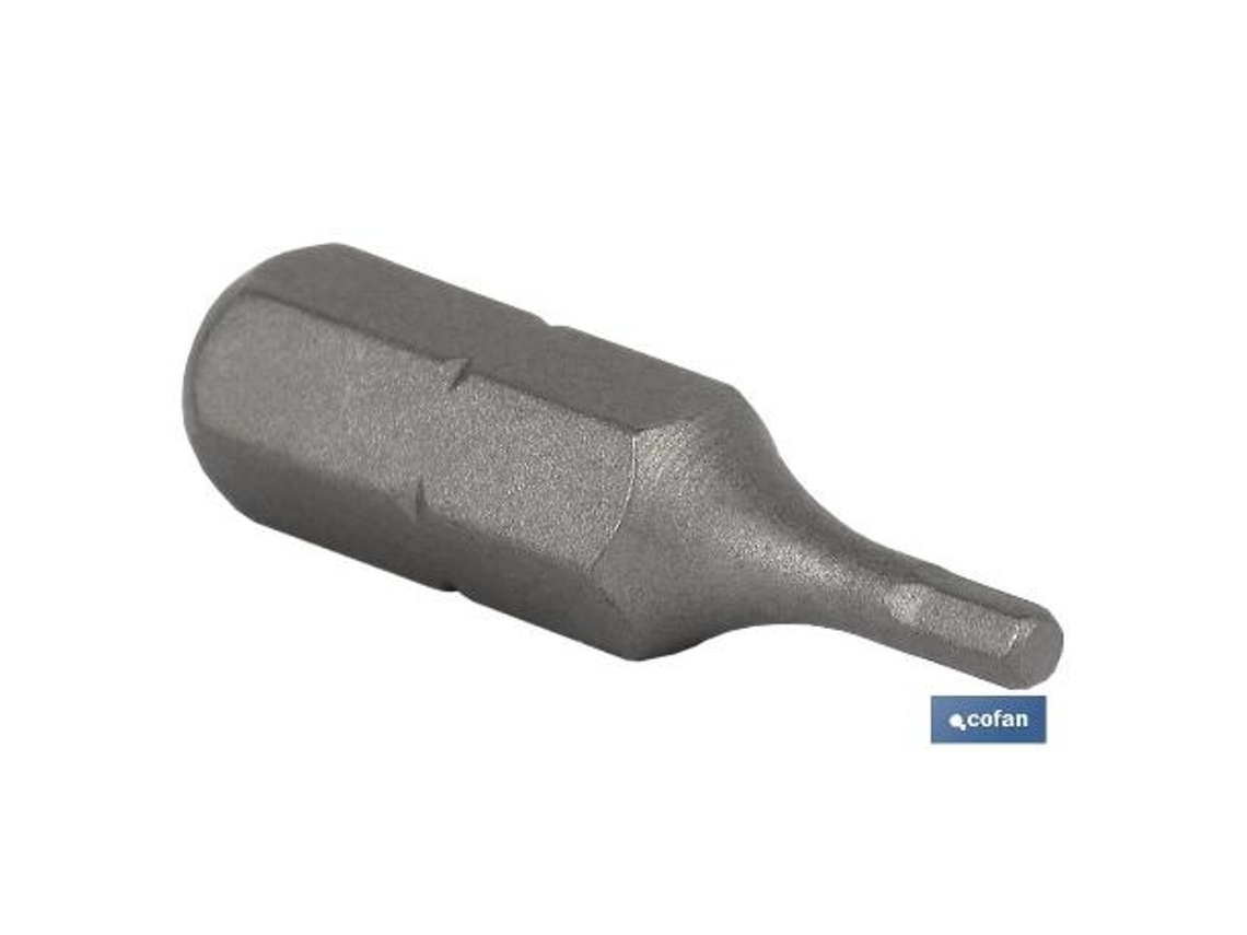 Punta de destornillador hexagonal estándar 5 50 mm venta unitaria