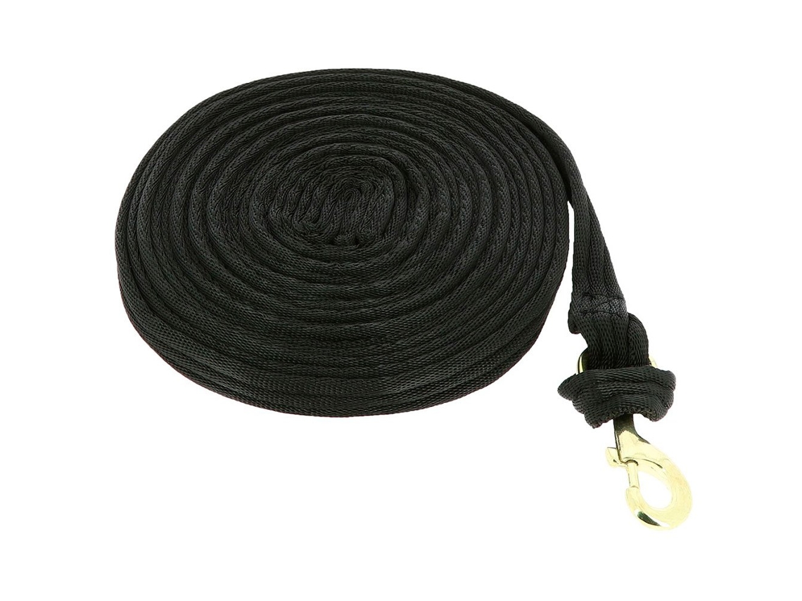 Cabo de Exercício Acolchoado Preto 8 Mnorton Equestrian