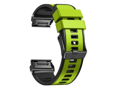 Correa de Silicona liberación rápida dos colores para Garmin Descent G1/Instinct 2 - cal/negro