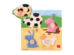 Puzzle JUMBO Farm Animals Puzzle (4 Piezas)