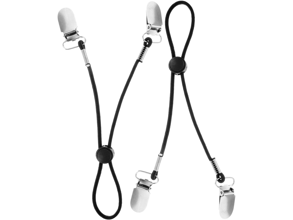 Clips 2 Metálicos Ajustables Con Banda Elástica,