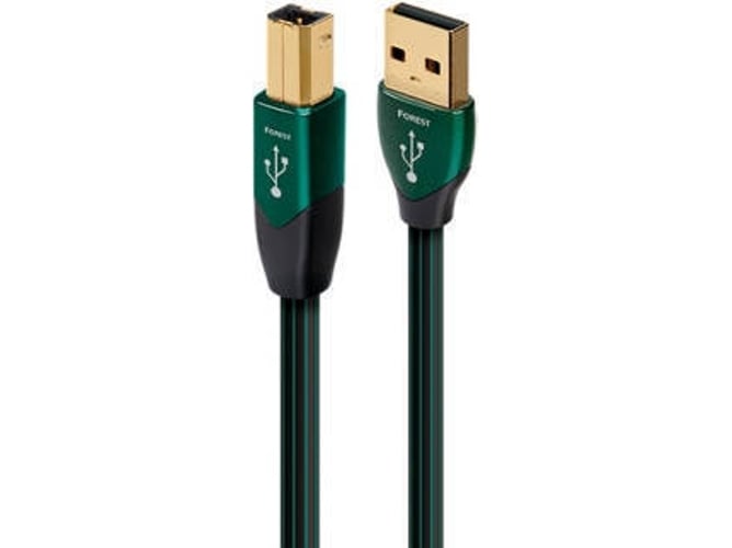 Cable USB AUDIOQUEST (USB 2.0 - USB 2.0 - 3 m - Negro)