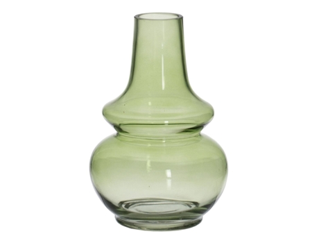 Jarrón Verde Cristal 13 x 13 x 19 cm BIGBUY HOME
