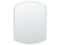 Espejo de diseño contemporáneo BELIANI Beziers de Vidrio Plateado 60x3x78