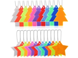 Juego de colgantes reflectantes para niños y niñas, equipo reflectante escolar, visibilidad nocturna, decoración Slowmoose