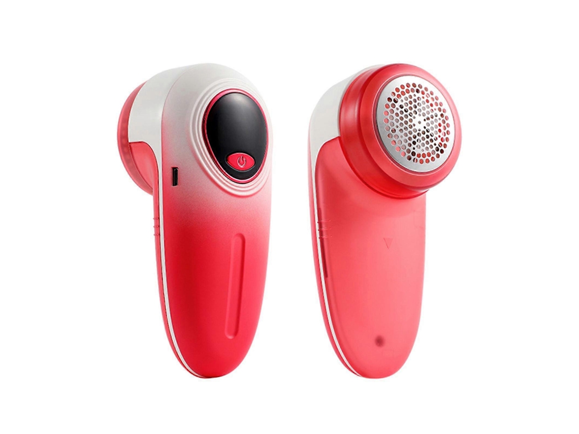 Quitapelusas eléctrico recargable de 500 mAh para telas, ideal para ropa, inalámbrico y portátil. Rosewell (rojo)