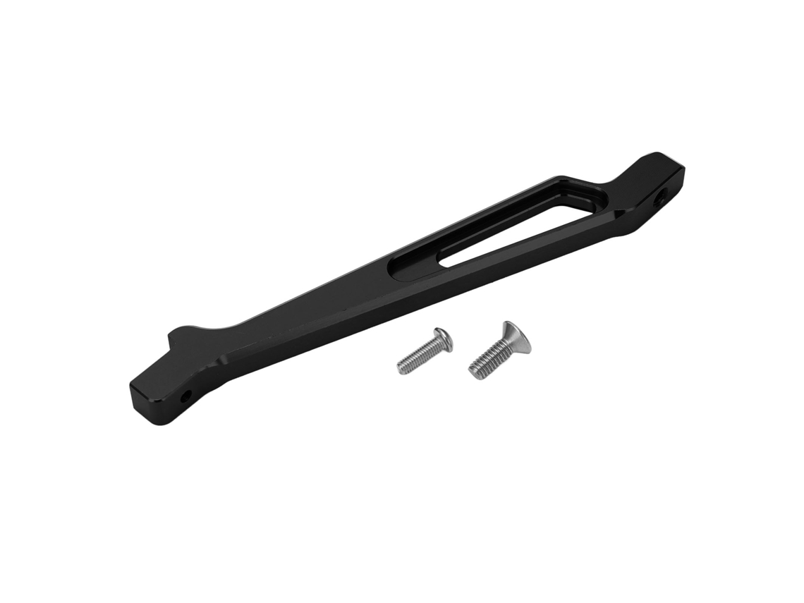 Soporte De Matrícula Delantera De Aleación De Aluminio Para Arrma Senton 1/10 Typhon 1/8 Kraton 6s 1/8 Negro