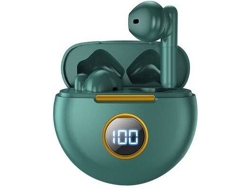 Auriculares Azultooth True Inalámbrico J88-1 (In Ear - Micrófono - Verde)